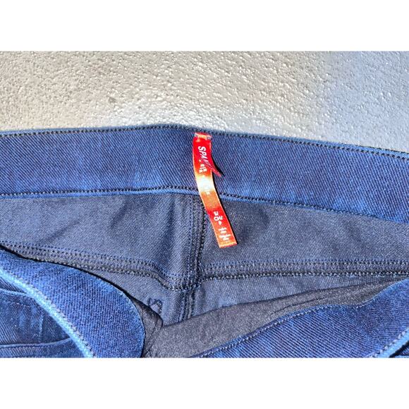 Spanx Leggings Womens Small Blue Pull On Jean-ish Ankle Skinny Stretch Shaping - Picture 4 of 6